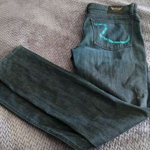 Rock & Republic embellished jeans